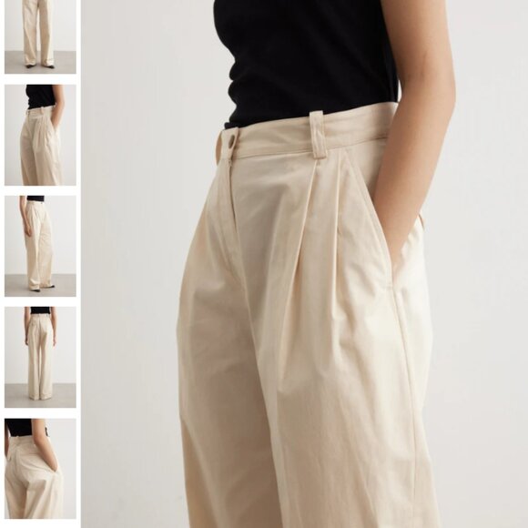 👖 Maison Kitsuné Double Pleats Pants – Color: Paper (Size 40, NWT) - Picture 2 of 14